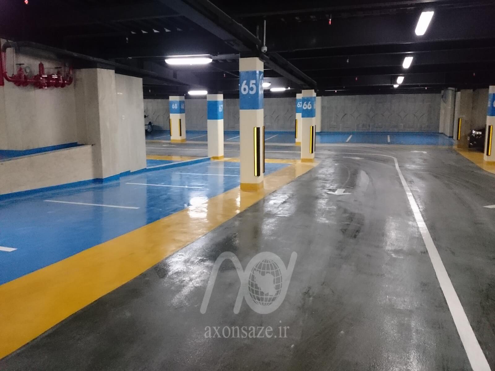 کفپوش اپوکسی پارکینگ مجتمع تجاری آرتمیس 3