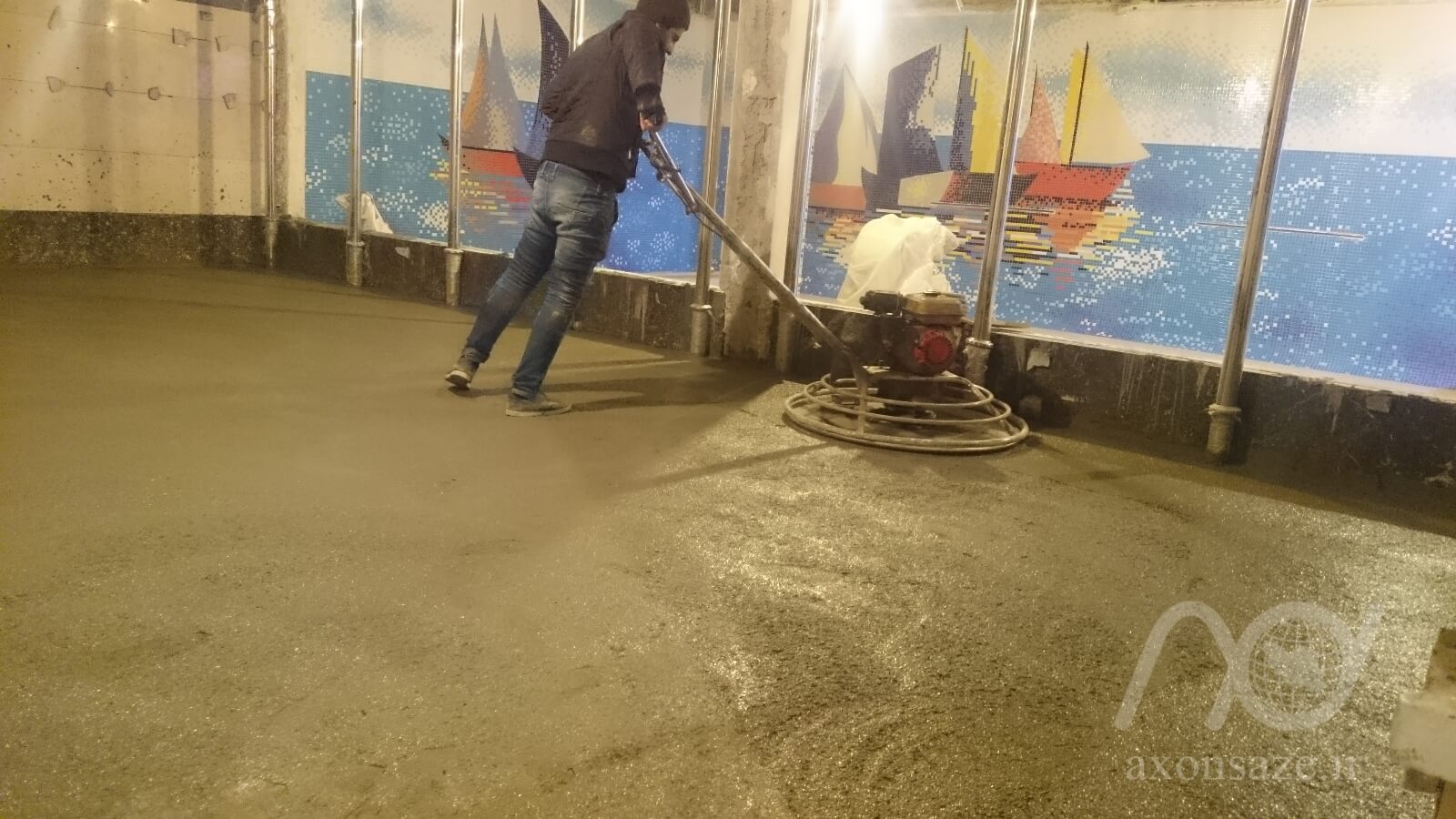 آماده‌سازی زیرسازی برای کفپوش ورزشی